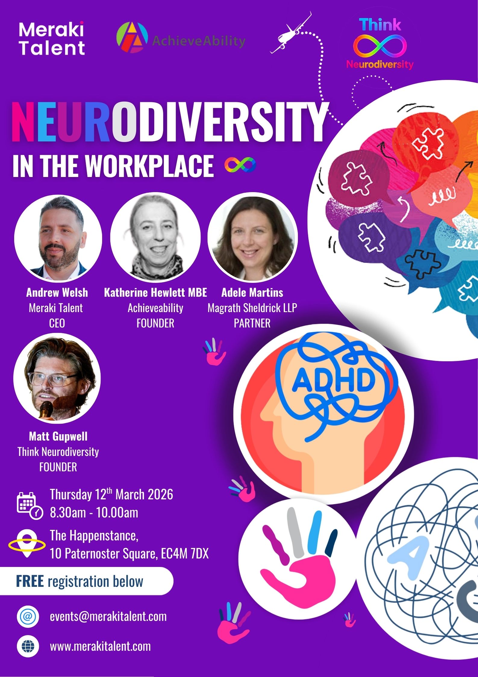 Blue and Yellow Playful Preschool Enrollment Poster